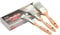 ProDec Advance ABPT070 Ice Fusion Trade Professional Synthetic Paint Brush Set Painting With Emulsion, Gloss And Satin Paints On Walls, Wood And Metal, Contains 1, 1.5, 2 Inch Brushes, Grey