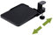 Mouse Tray Clamp Under Desk Mouse Platform Clamp On Slide Out Ergonomic Mouse Tray Extender Sliding Pull Out (Black)
