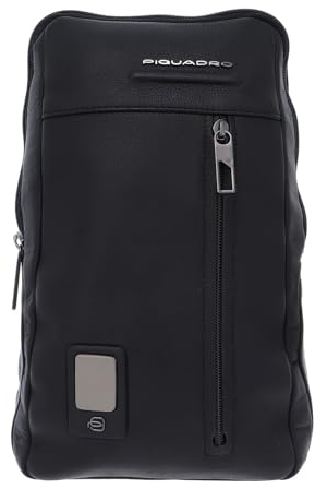 Piquadro CA5106AO Umhängetasche, schwarz, personalisierbar