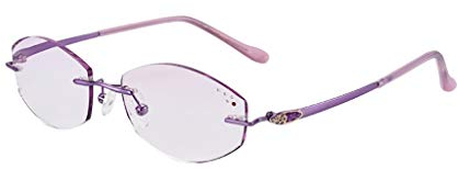 Pangocho Augenoptik Brille 2.0, Feameless Stilvolle Lesebrille, Anti Glare, Brille, Frühlings-Scharnier, Anti Überanstrengung der Augen, Progressive multifokale, dünne Minitaschen Readers