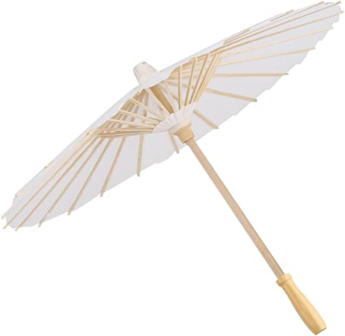 Baverta Papier Regenschirm, Papierschirm Handgemachter Sonnenschirm aus Ölpapier, Klassische Chinesischer Stil Sonnenschirm Hochzeit Braut Party Dekor Foto Cosplay Prop