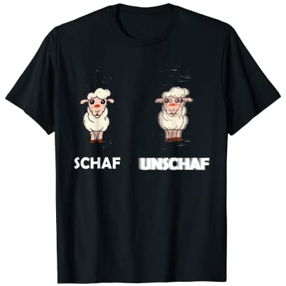 Schaf Unschaf Augenoptiker Optiker Fotografen Geschenk T-Shirt