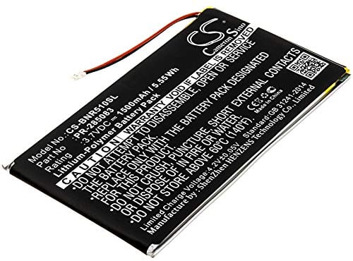 TCTK Akku 1500mAh Kompatibel mit [Pocketbook] 631 Touch HD, für [Kobo] Aura, Glo HD, H2O, für [Barnes & Noble] BNRV510, Nook Glowlight Plus 2015, für [Tolino] Shine 2 Shine 3 Ersetzt PR-285083