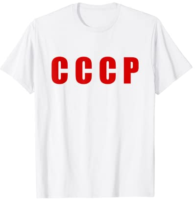 CCCP UdSSR Sowjetunion Hockey-Uniform 1980 Vintage Retro T-Shirt