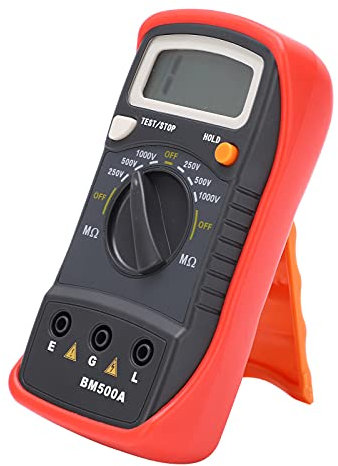 Tester di resistenza dell'isolamento, tester di resistenza LCD con cavo di misurazione per apparecchiature elettriciste