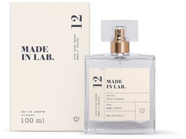 MADE IN LAB Nr.12 Parfum Damen, Elegante Eau de Parfüm für Frauen, feminin, intensiv, langanhaltender Duft | Duftnoten: Blumig, Orientalisch | 100 ml