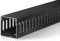 ZhiYo Cable Raceway 198.1 cm (2xL99 Zoll), Server-Rack-Kabelmanagement unter dem Schreibtisch, Kabel-Organizer, Kabelkanal B 2xH 5 cm, Schwarz