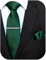 JEMYGINS Ensemble Cravate Homme en Satin Multicolore avec Pinces à Cravate et Carré de Poche Assortis Vert foncé 2