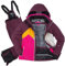 Killtec Damen Skianzug Größe 44 - aus Skijacke pink pflaume und Skihose pflaume - mit 10000mm Wassersäule - wasserdicht, atmungsaktiv