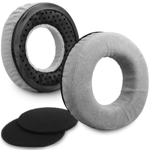 Defean DT990 DT880 Ersatz-Ohrpolster, kompatibel mit Beyerdynamic DT990 / DT880 / DT770 PRO Kopfhörern, Grau
