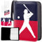 900 Taschen Baseball Kartenbinder für Baseball Kartenaufbewahrung, Kartenbinder 900 Taschen mit 20 durchsichtigen Toploader-Schutzhüllen Sammelkartenbinder mit 9 Taschen Kartenhüllen,