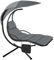 TecTake® Bain de Soleil Suspendu Siege Suspendu avec Support Fauteuil Confortable avec Parasol, Matelas, Protection UV et Poche latérale pour Salon de Jardin Exterieur ou Intérieur