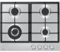CDA 60cm 4 Burner Gas Hob - Stainless Steel