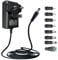 ANLINK 5V 2A/2000mA Power Supply Adapter, AC 100-240V 50/60Hz to DC 5V 2A/2000mA 10W 5.5x2.1mm Wall Plug, Center Positive, 1.8M 20AWG Long Cable for Stable and Flexible Use, 8 Tips Included