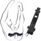 CBT Hoden Sackklammer aus Eichenholz Humbler SM Bondage Hoden Men BDSM Hodenpresse Erotisches Pranger Hodenstrecker Set Verstellbarer Hodenspreizer für Fetisch Sklaven (black) CBT Ball Torture