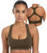 SMILODOX Sport BH Damen Louisa, Blickdicht Rutschfestes Sport Bra, Seamless Gerippter Stoff Crop Top, Shaped Fit ärmelloses Oberteil, Atmungsaktives Yoga Tank Top für Fitness, Gym & Alltag