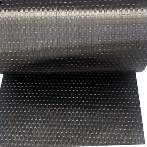 12K Einbahn-Carbonfaser-Gewebeverstärkung 200 g, die Länge beträgt 1 m, Carbonfaser-verstärkter Beton, 1 Stück(20cmx5m)