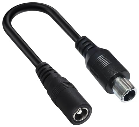 HUHANGGod DC 5521 zu DC 8016 Kabel, DC 5.5mm*2.1mm Buchse zu DC 8.0mm*0.16mm Stecker Adapter Kabel für 12.6V 14.6V 48V 54.6v Li-Ionen Ladegerät Verlängerungskabel (8016)