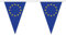 Wimpelkette mit EU-Flagge, 20 m, dreieckig, groß, 54 Flaggen FlagSuperstore