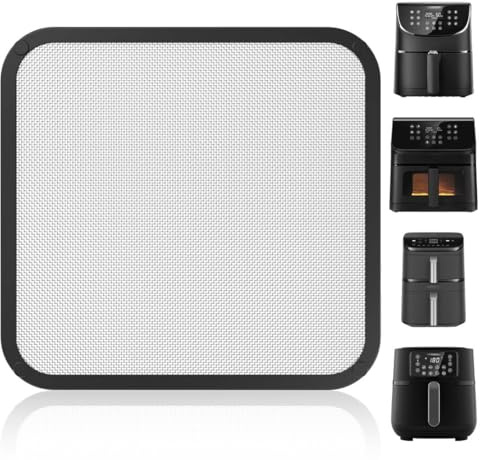 OIXYAZ 1 Pièces Compatible Grille Anti Eclaboussure Projection pour Air Fryer Cosori TurboBlaze 5,5L 6,0L 6,2 L, Applicable à Turbo Tower, 10,8L,Philips HD9285/91 7,2L, HD9270/91 6,2L