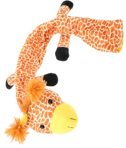 PAMINGONO Stethoskophülle Giraffenform aus Cellucotton und Plüsch mit Knopfverschluss Schützt Stethoskopschlauch im Krankenhaus für Medizinisches Personal