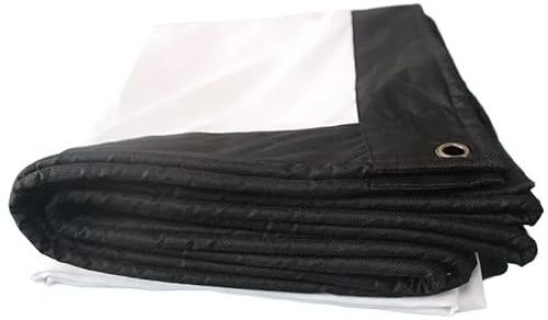 Écran de Projection Pliable en Toile Blanche 100, 120, 150, 180, 200, 250, 300 Pouces, Format 16:9 et 4:3 for Home cinéma LED DLP(300 inch)