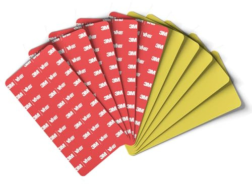 Selftech Doppelseitige Klebepads extra stark 55x110 mm – Montage ohne Bohren – Hochleistungs Acrylschaum Klebeband – für Bilder, Schilder, Halterungen, Metall & Kunststoff (20 Stück)