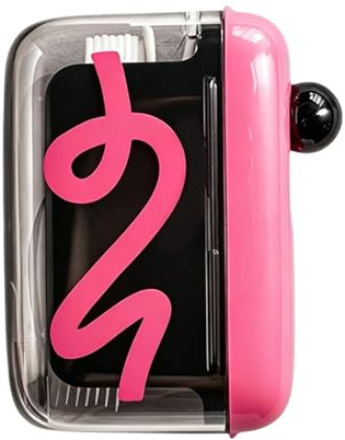 Porta Archetti Interdentali Automatico Portatile Riutilizzabile | Scatola Dispenser Portatile Per Pick Interdentali Adatto A Adolescenti Adulti Studenti Casa Ufficio Viaggi Scuola