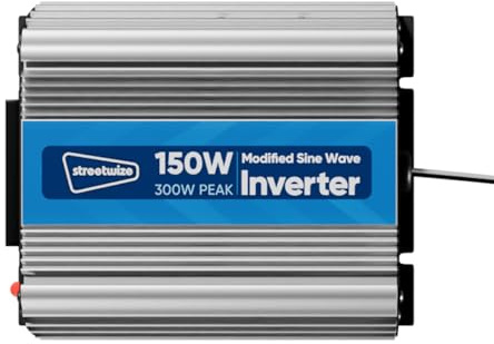 Streetwize Portable Car Inverter(150W) – Power Laptops, Chargers & Small Devices Anywhere(SWINV150)