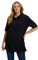 Ulla Popken, Damen, große Größen, Basic Poloshirt