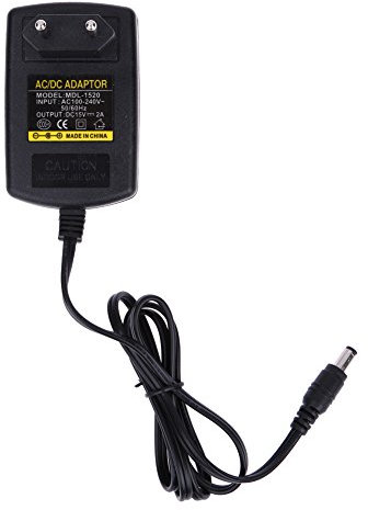 DC15V 2A Adapter AC 100V-240V auf DC 15V Konverter Ladegerät und Transformator EU Netzteil Adapter