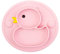Assiettes en silicone pour bébés, enfants en bas âge et enfants, 100% sans BPA et approuvées par la FDA, aspiration forte à la table, lave-vaisselle et au micro-ondes