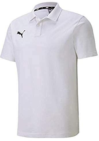 PUMA Hombre teamGOAL 23 Casuals Polo, Blanco (Puma White), L EU