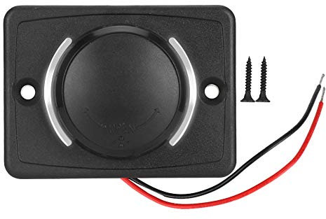 Qiilu Caricabatterie USB per auto, ABS 3.1A DC12V/24V Presa per caricabatteria da auto con doppia porta USB per auto nera con LED(bianca)