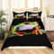 Homewish Frosch Bettwäsche Set Tropical Amphibian Tröster Cover 3D Tier Frosch Print Bettbezug Für Teenager Jungen Kinder Tropical Regen Wald Thema Tagesdecke Dekor 2 Stück Bettwäsche Set, 155X220