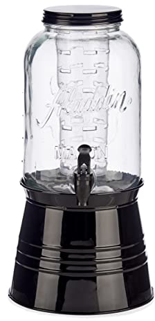 Caraffa in Vetro Trasparente Refrigeratore Rubinetto (3800 ml)
