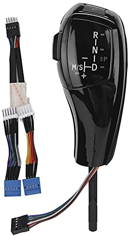Aramox F30 LHD Automatik LED Elektro Schaltknauf Nachrüstung Kompatibel mit E90 E92 E84 E89(Schwarz)