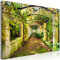 murando Akustikbild Pergola Bilder Akustikschaum Hochleistungsschallabsorber Schallschutz Leinwand 1 tlg Wandbild Raumakustik Schalldämmung Natur Garten b-B-0285-b-a