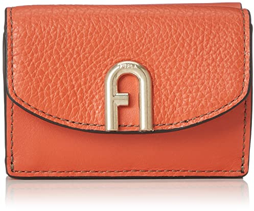 Furla Primula Compact Wallet Trifold S Tangerine