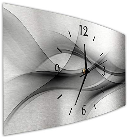 Bilder-Manufaktur BM Funk Quarz Quarzwanduhr Wanduhr Funkwanduhr Funkwanduhren Funkuhr Funkuhren kein Ticken lautlos geräuschlos leise ohne Tickgeräusche groß XXL MF1-9543-funk
