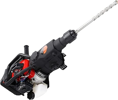 Martello demolitore a benzina, 2 stroke 32,7 CC ad alte prestazioni con scalpello a punta, trapano a percussione, martello scalpello per calcestruzzo mattoni