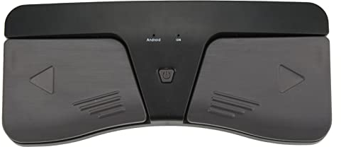 Volteador de Páginas de Música con Pedal Inalámbrico, Volteador de Páginas Recargable Silencioso para Tabletas, Accesorio de Giro de Puntuación para Bodas, Fiestas, karaoke., CRYFOKT8NGZK60XHW