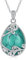 YAFEINI 925 Sterling Silber Türkis Kette Filigraner Träne Anhänger Halskette Türkis Schmuck für Damen Mädchen (R-Filigrane Türkis Kette)