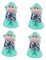 TOYANDONA 4 Stück Handpuppenspielzeug Ausgestopftes Zoospielzeug Fingerpuppen Spielzeug Tierische Handpuppe Tierische Fingerpuppe Puppen Zum Geschichtenerzählen Handpuppe Stoff
