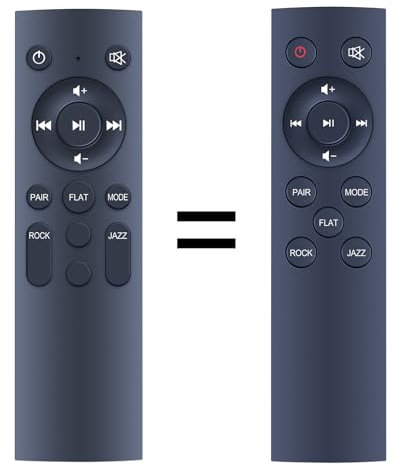 TCNOUMT Ersatzfernbedienung kompatibel mit Majority Bowfell Bow-BAR-BLK Compact Sound Bar
