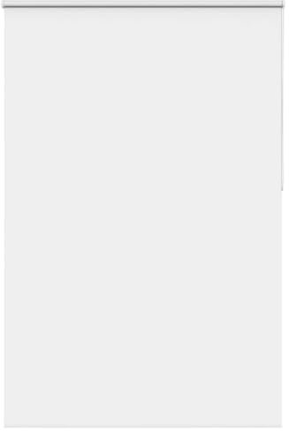 vidaXL Estor Enrollable Opaco Blanco 145x230 cm Tela Ancho 141,6cm, Estor día y Noche, Estor de Cocina, Estor Opaco Enrollable, Estor Opaco