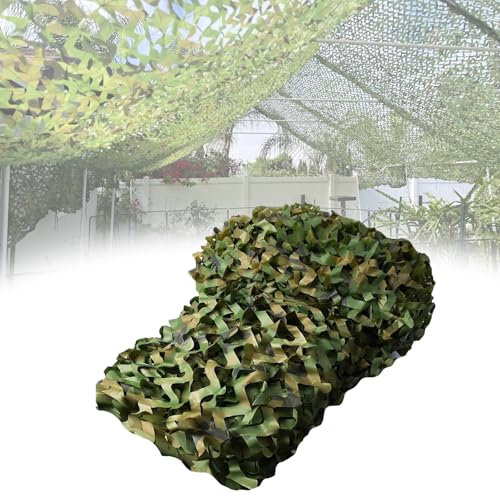 Voile D'ombrage Filet Camouflage Exterieur Toile Camouflage Militaire Militaire Pergola Chasse Tente Balcon Jardin 4x3 4x4 4x5 4x6 4x8(4x20m)