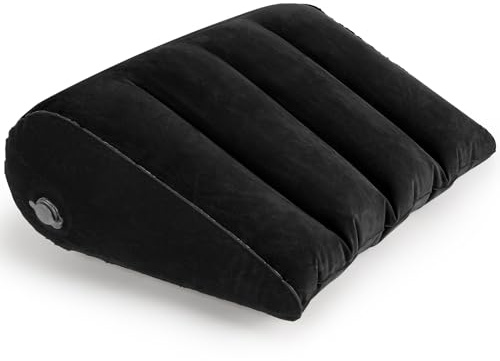 USHMA Inflatable Wedge Pillow for Traveling, Portable Blow up Travel Wedge Pillow for Sleeping in Bed, Fast Inflation & Deflation Inflatable Bed, Ideal for Home, Travel, and Outdoor