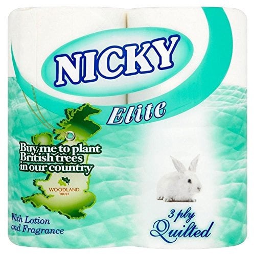Nicky Elite 3Ply Luxury Toilet Tissue (40 Rolls)