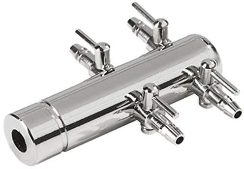 FIAP AIR ACTIVE Distributor 4 x 6 - Luftverteiler - 4 Abgänge 4 mm - Eingang 18 mm - Luftausströmer - Verteiler - aus Metall - Teichbelüftung - Zubehör